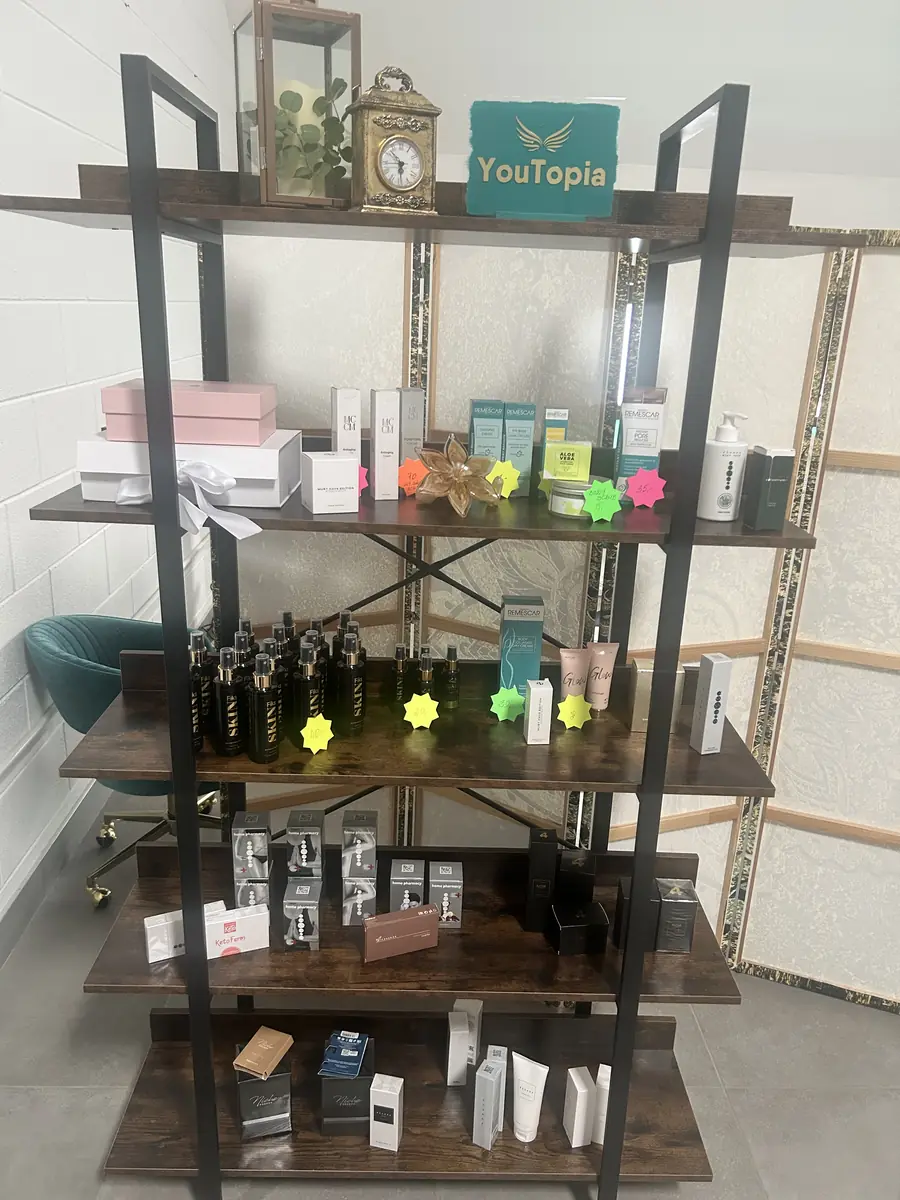Professional skincare products at YouTopia